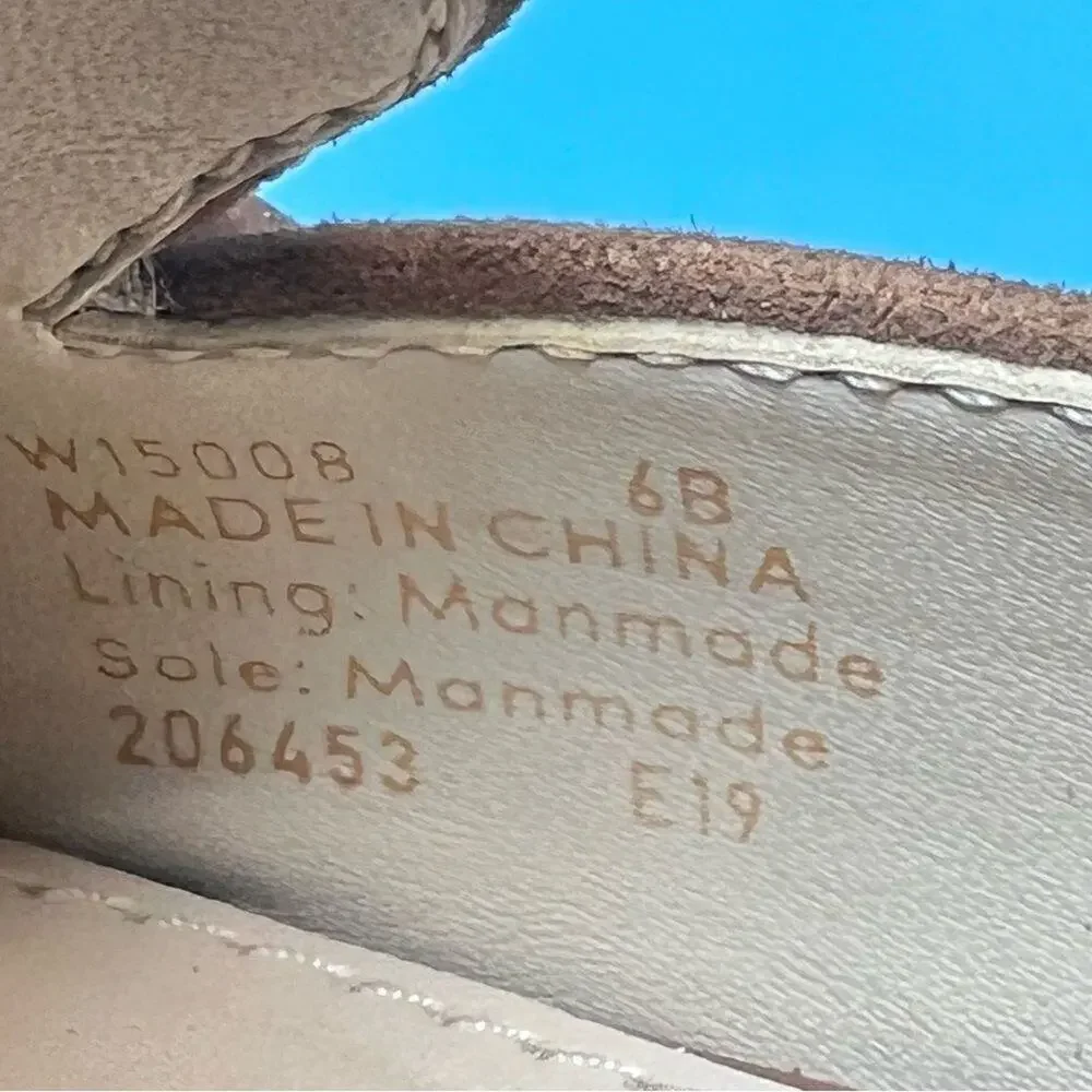 Cole Haan Womens Camila Point Skimmer Suede Leather Flats Tan Brown‎ 6B W15008